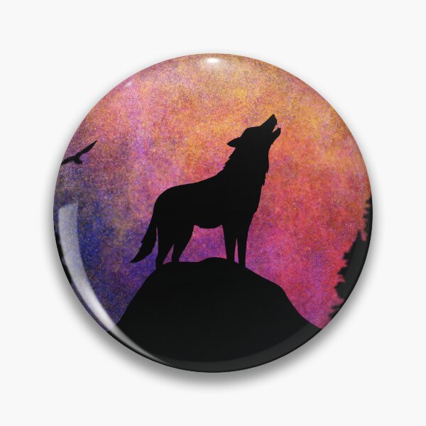 Item preview, Wolf Art Cute Vintage Sunset Design For Wolves Lover Funnu Wolf Gift Idea designed and sold by Thecitiesstore.