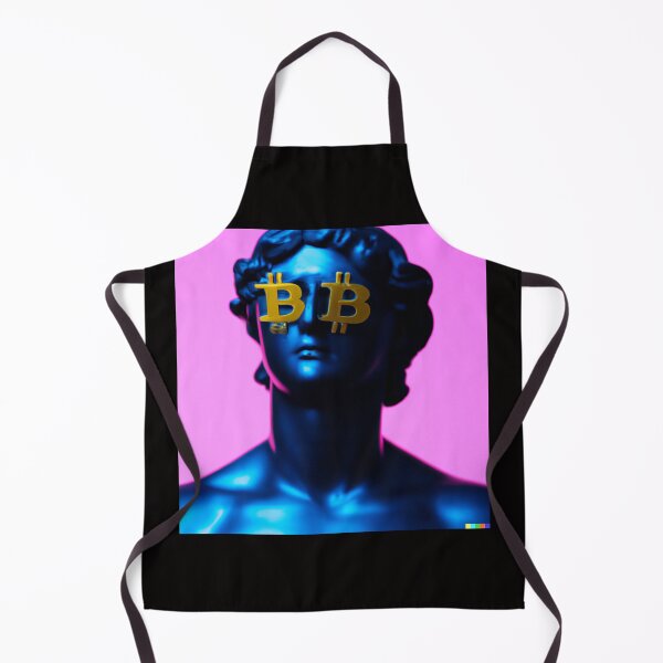Item preview, cyberpunk David with bitcoin eyes designed and sold by KrafterMumford.