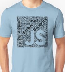 Original Black JavaScript Framework Programming Design Unisex T-Shirt