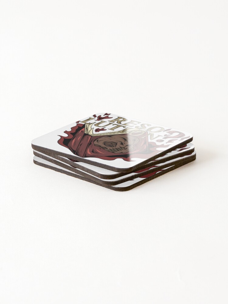 Thumbnail 4 of 5, Coasters (Set of 4), Resolution designed and sold by 995dsgn.