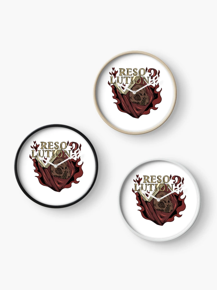 Thumbnail 3 of 4, Clock, Resolution designed and sold by 995dsgn.