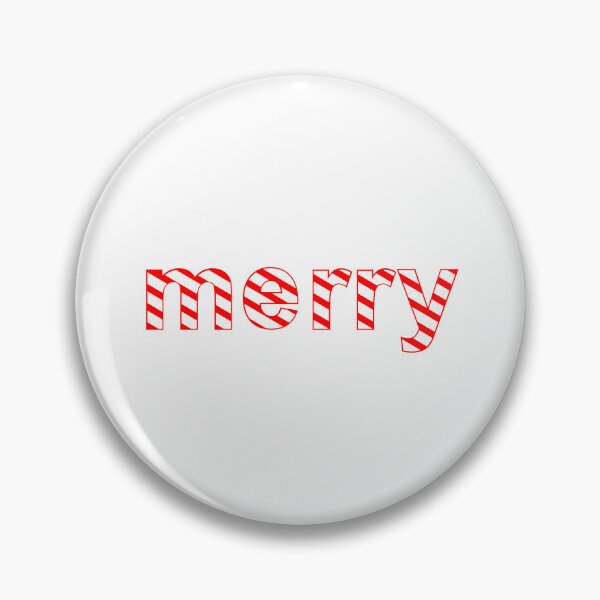 Item preview, Striped Merry, red and white stripes, Merry Christmas designed and sold by BearAndCat.
