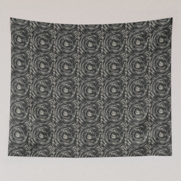 Item preview, Gray Camouflage Digital Circles Patterns in Grey and Black designed and sold by ShopieHome.