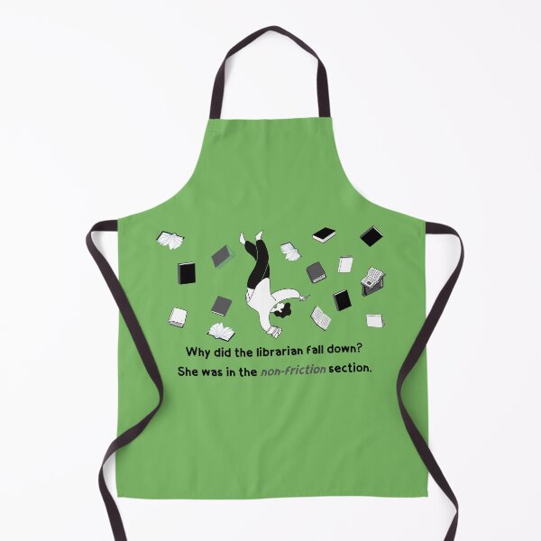 Item preview, Librarian Joke/ Bad Pun - green designed and sold by AR-Daydreams.