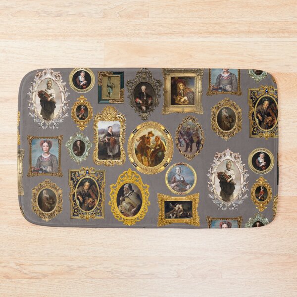 Item preview, Iconography of the hurdy-gurdy with baroque golden frames. designed and sold by Zal-Production.