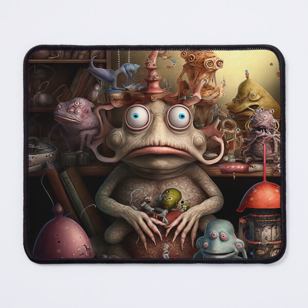 Item preview, Monster weird funny and lovely bizarre art designed and sold by mrlongfield.