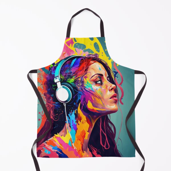 Item preview, Blind Headphone Girl listening to Music designed and sold by raybender.