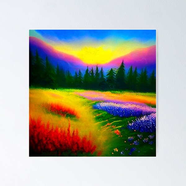 Item preview, Field of Flowers 24 - Throw Pillows and Prints.  designed and sold by ScatterHub.