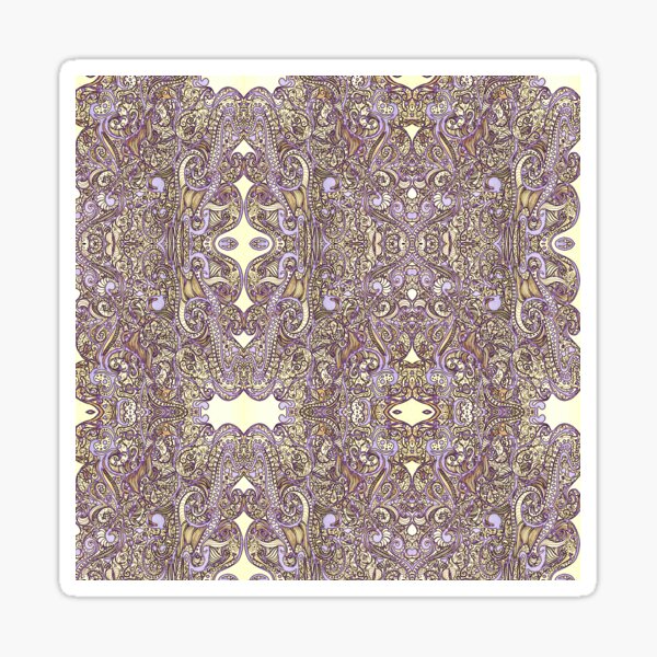 Swirling Leaves Sticker