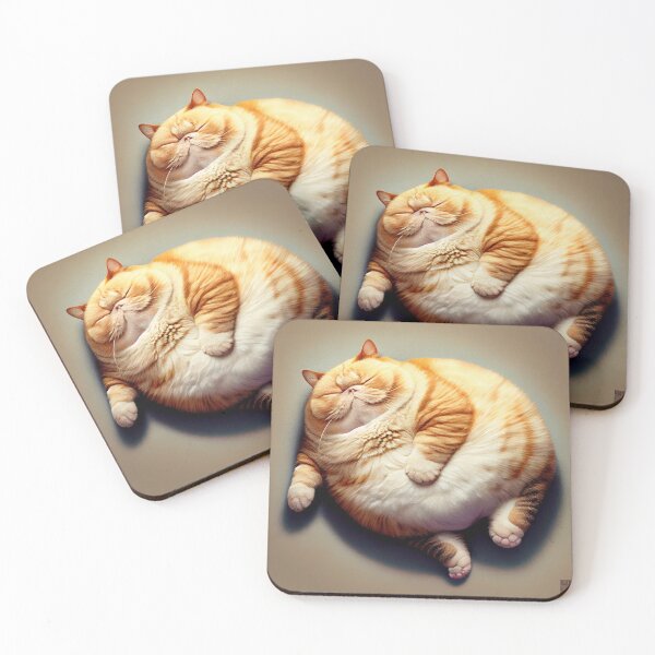 Item preview, Fat Chubby Sleeping Cat designed and sold by ARTIMITY.
