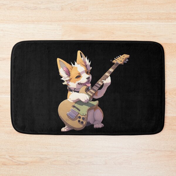 Item preview, Dog playing a guitar designed and sold by AnimalArtPhotos.