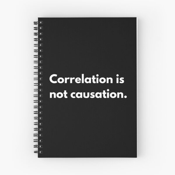 Item preview, Correlation is not causation designed and sold by auradesign.