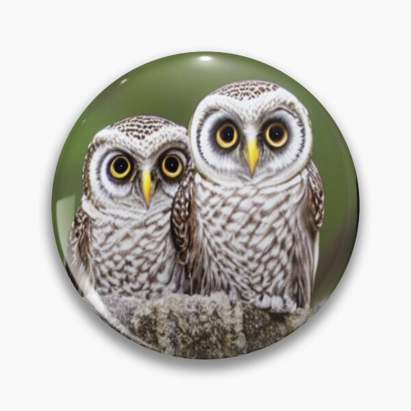 Item preview, A Pair of Barn Owls, digital art designed and sold by LoneAngel.