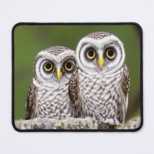 Item preview, A Pair of Barn Owls, digital art designed and sold by LoneAngel.