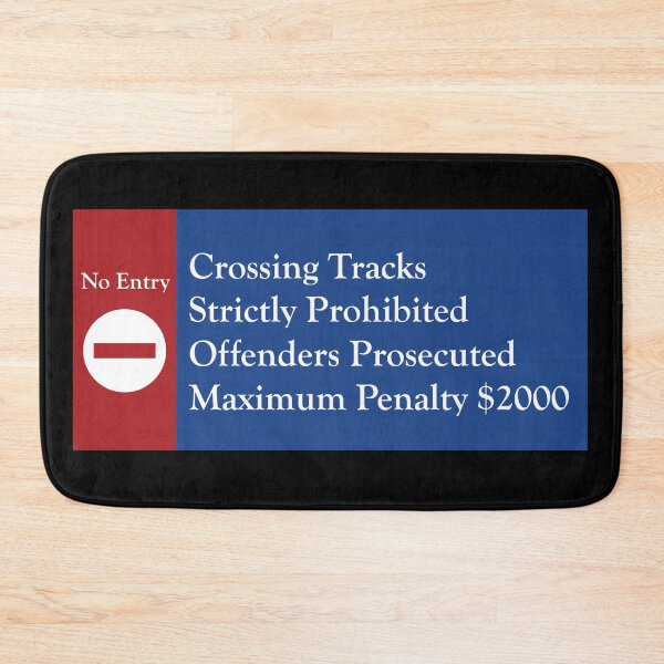Item preview, Don't cross the tracks! V/line  designed and sold by Green-over-red.