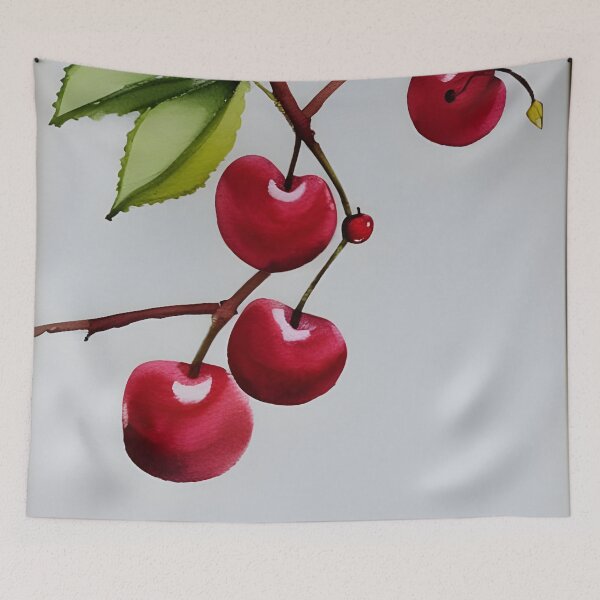 Item preview, Winter cherry painting designed and sold by brandway.