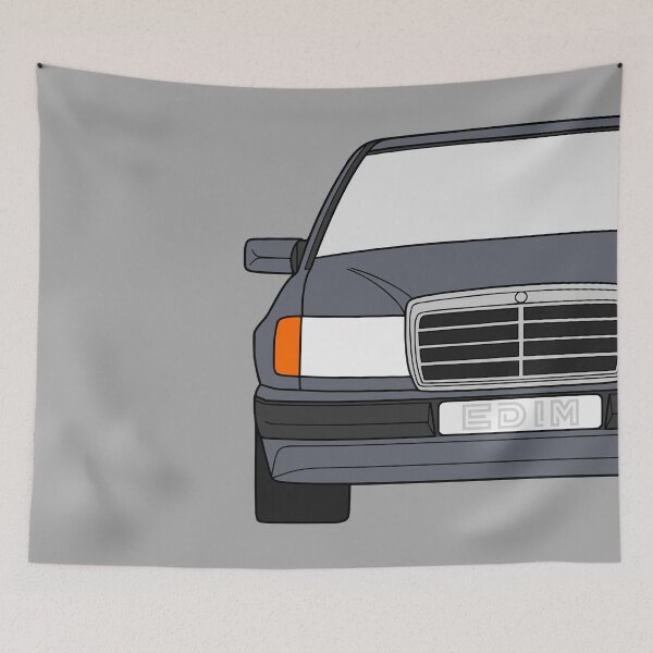 Item preview, Mercedes W124 black pearl grey color designed and sold by EdimDesign.