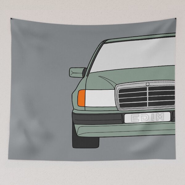 Item preview, Mercedes W124 crystal green color designed and sold by EdimDesign.