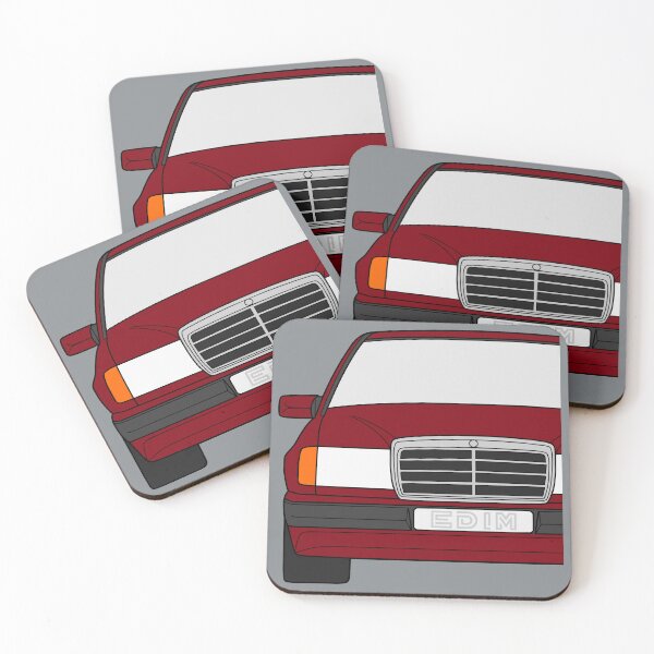 Item preview, Mercedes W124 garnet red color designed and sold by EdimDesign.