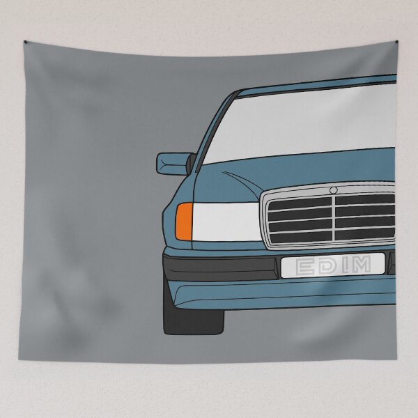 Item preview, Mercedes W124 teal color designed and sold by EdimDesign.