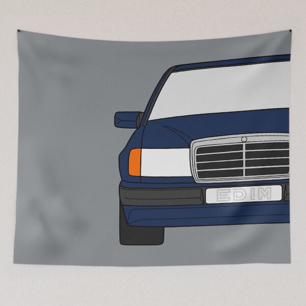 Item preview, Mercedes W124 nautical blue color designed and sold by EdimDesign.