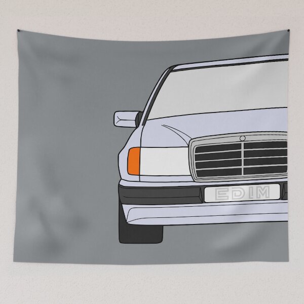 Item preview, Mercedes W124 ice white color designed and sold by EdimDesign.