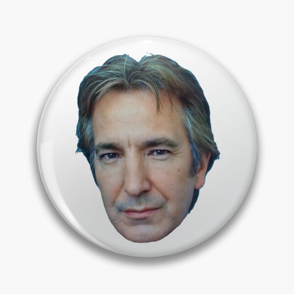Item preview, Alan Rickman single heads design designed and sold by Fiona Shorts.