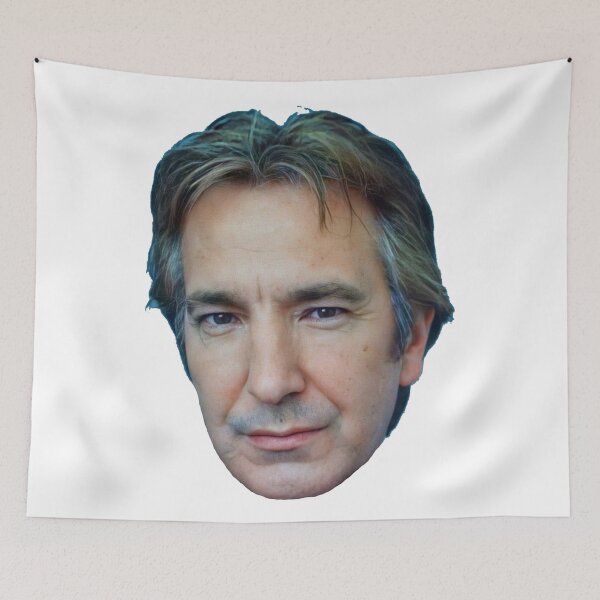 Item preview, Alan Rickman single heads design designed and sold by Fiona Shorts.