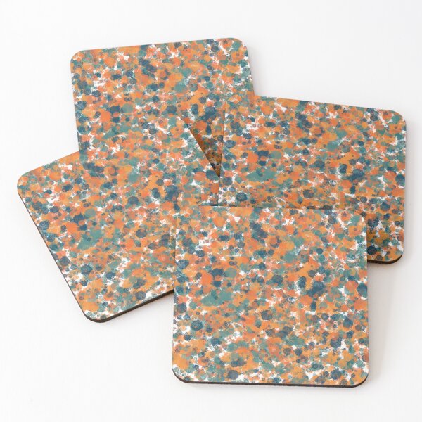 Item preview, Copy of splashes of orange - petrol - blue designed and sold by Zeewind.
