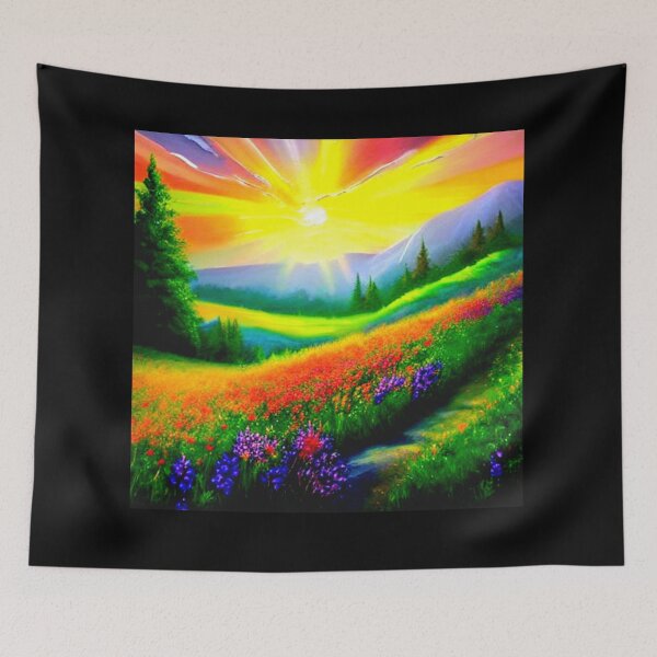 Item preview, Field of Flowers 27 - Throw Pillows and Prints.  designed and sold by ScatterHub.