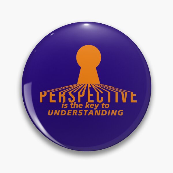 Item preview, Perspective is the Key to Understanding - Orange print designed and sold by SageTshirts.