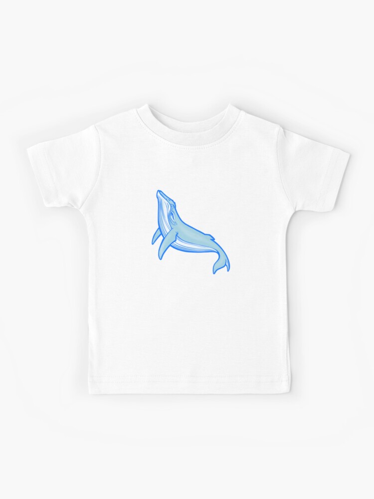 Oversized T-shirt - Light blue/dolphins - Kids