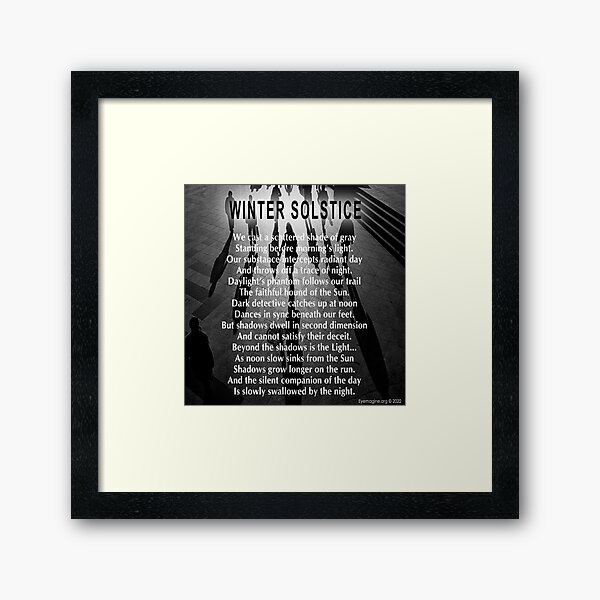 Winter Solstice Framed Art Print
