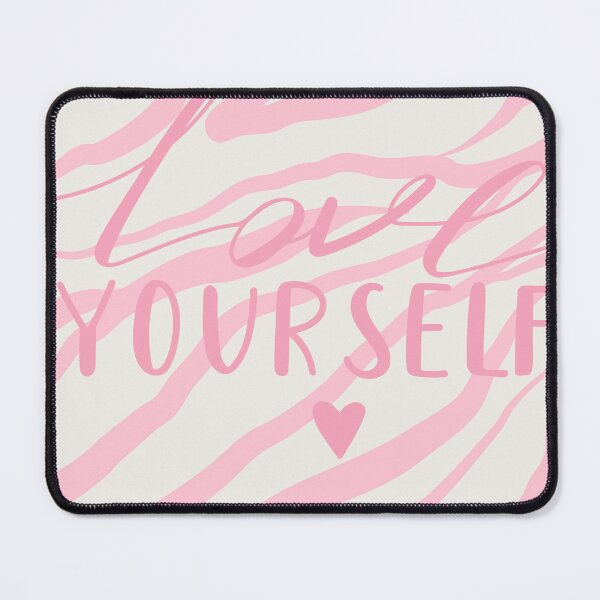 Item preview, Love Yourself Pink Aesthetic Zebra Stripe designed and sold by PreppyRiot.