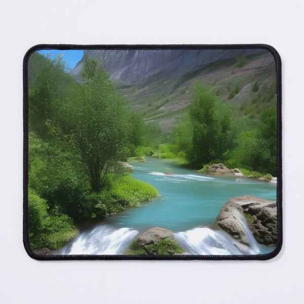 Item preview, Mountain scenery with a river designed and sold by brandway.