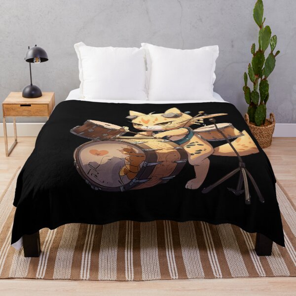 Item preview, Cat playing drums designed and sold by AnimalArtPhotos.