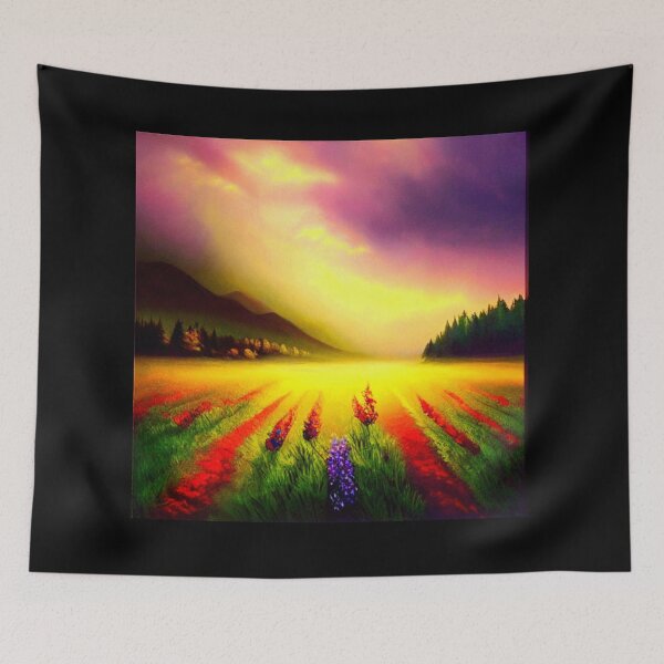 Item preview, Field of Flowers 29 - Throw Pillows and Prints.  designed and sold by ScatterHub.