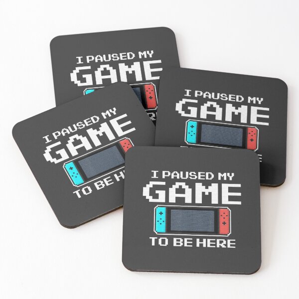 Item preview, I Paused My Game To Be Here 8 Bit Funny Video Gamer  designed and sold by sernasreymanu.