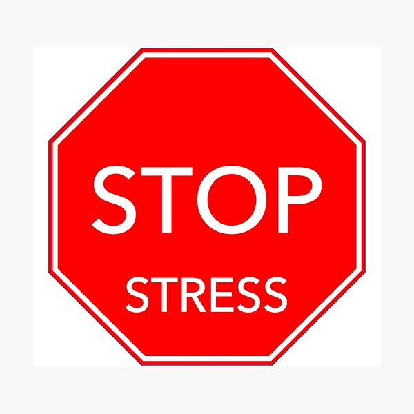 Item preview, STOP STRESS - road sign t-shirt  designed and sold by Arthur-08.
