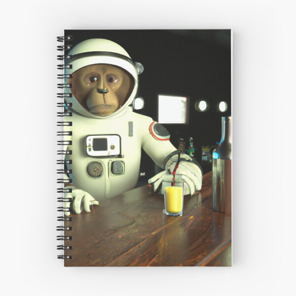 Item preview, Monkey Astronaut having Juice in Space Bar designed and sold by Daniel Precht.
