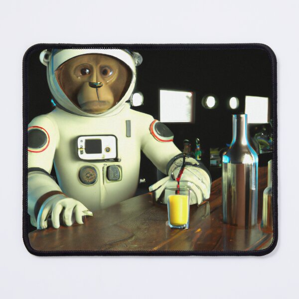 Item preview, Monkey Astronaut having Juice in Space Bar designed and sold by Daniel Precht.