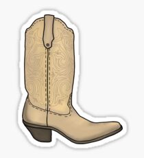 Cowboy Boot Sticker