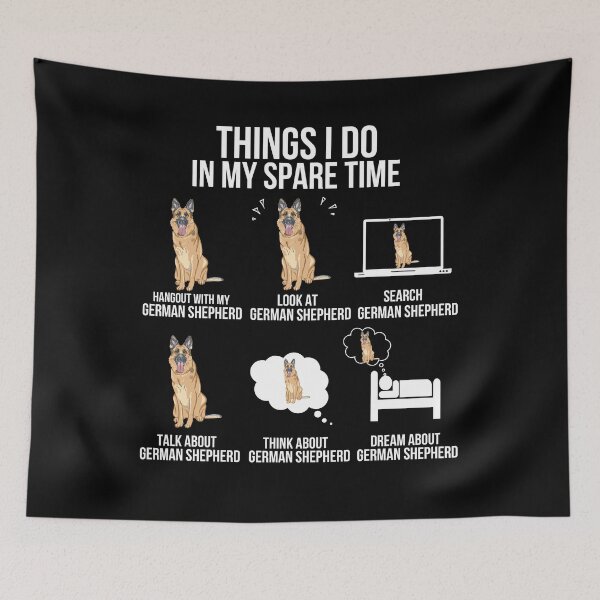 Item preview, Things I Do In My Spare Time German Shepherd designed and sold by diip.