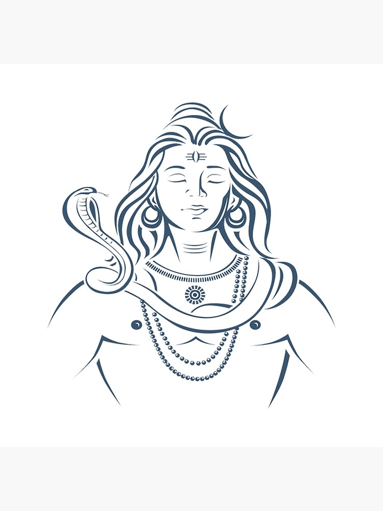 How to draw and color Lord Shiva - Maha Shivaratri special