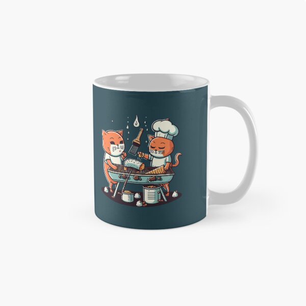 Item preview, Cats & Barbecue - 01 designed and sold by YoobiArt.