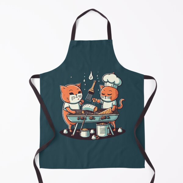 Item preview, Cats & Barbecue - 01 designed and sold by YoobiArt.