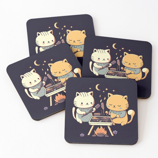 Item preview,  Cats & Barbecue - 02 designed and sold by YoobiArt.