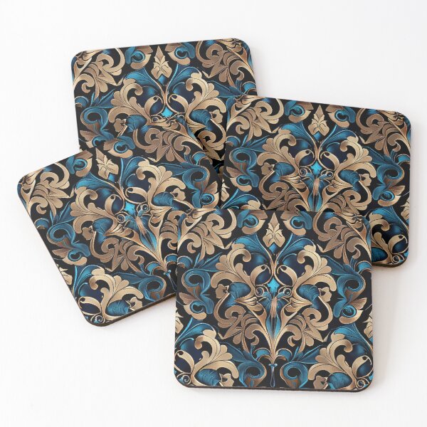 Item preview, Elegant Eclectic Pattern Digital Painting designed and sold by CodeAndColors.
