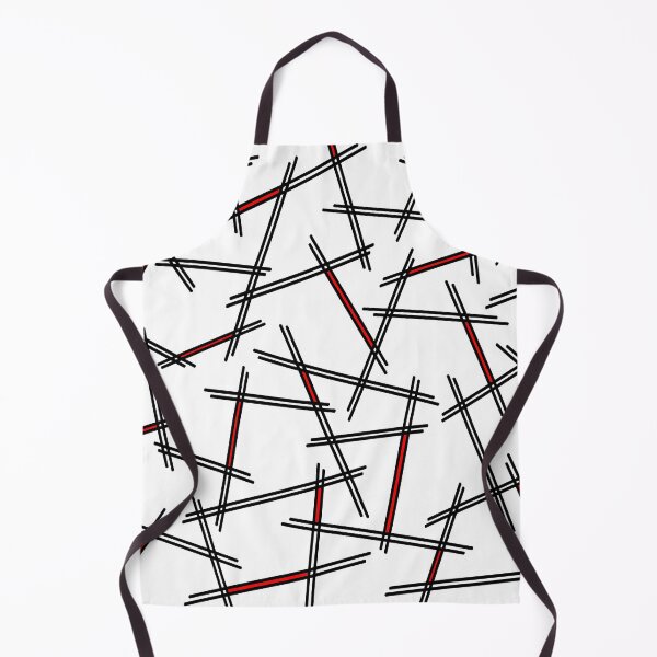 Item preview, Abstract geometric pattern - red, black and white. designed and sold by K.S ART.
