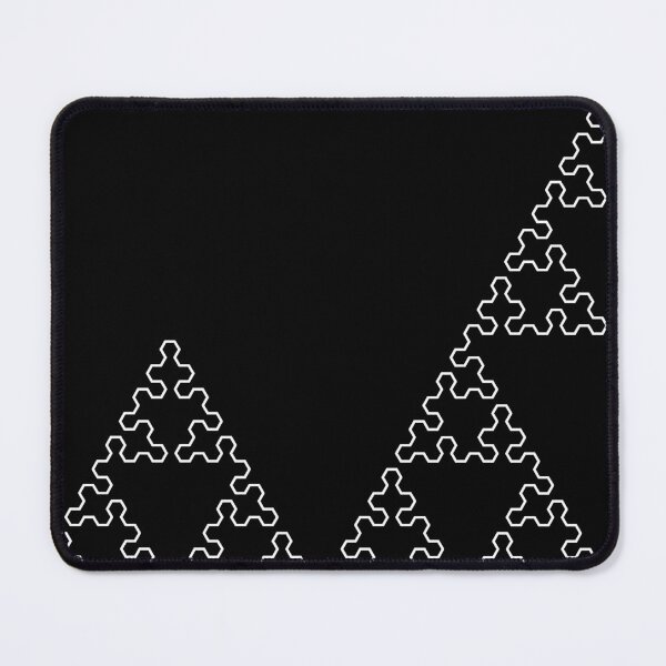 Item preview, Sierpiński Triangles Progression - White on Black designed and sold by Rupert Russell.